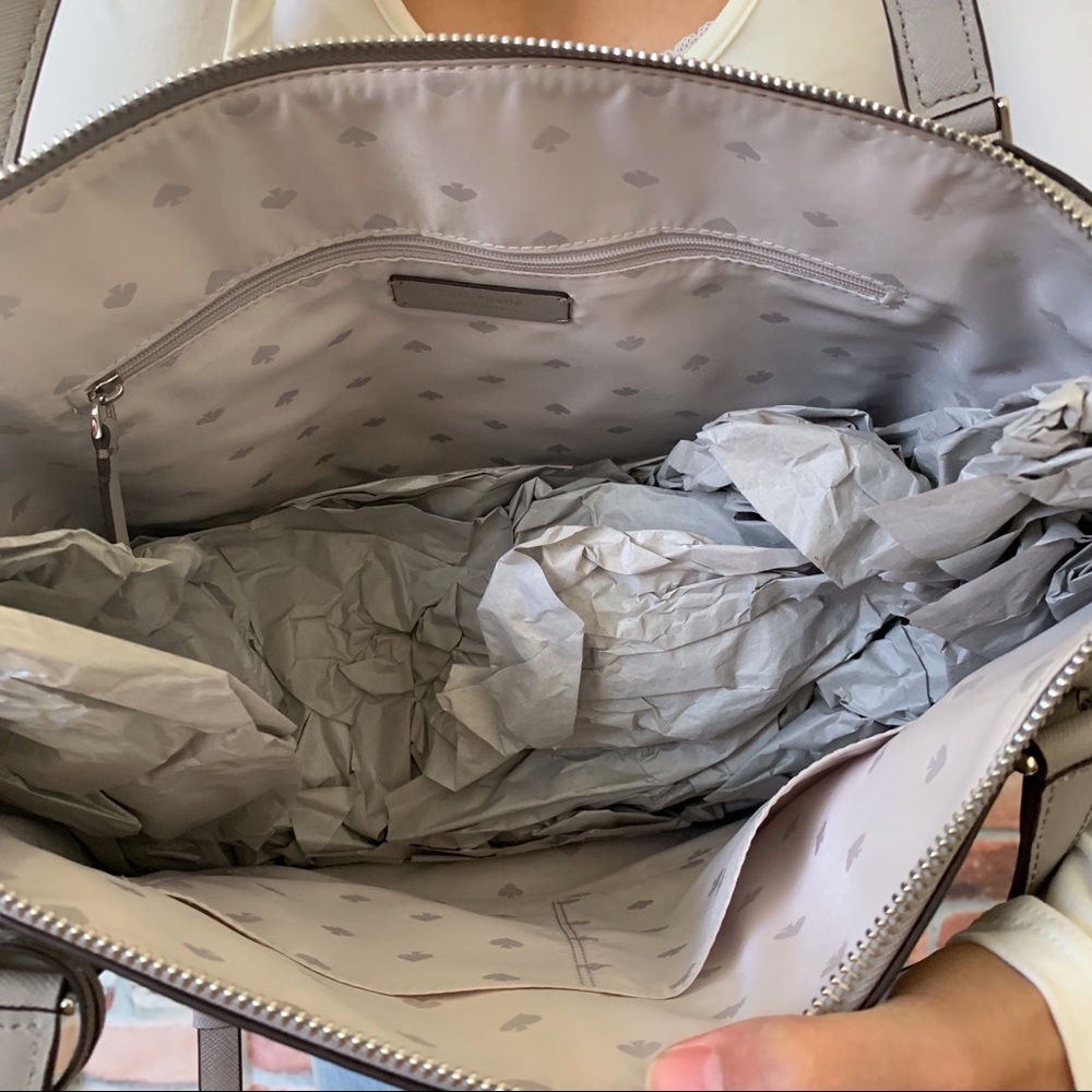 Kate spade LARGE Cameron pocket tote soft taupe - Picture 7 of 8
